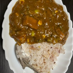 かぼちゃと茄子とささみのヘルシーチキンカレー